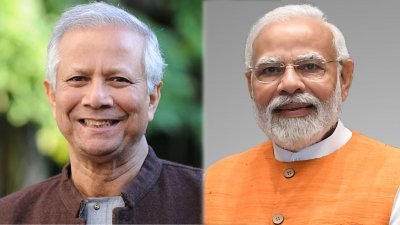 ড. মুহাম্মদ ইউনূস ও নরেন্দ্র মোদি
