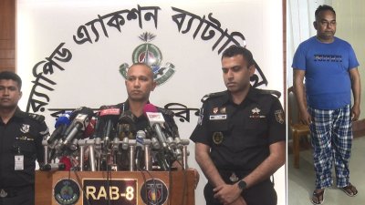 র‍্যাব-৮ এর প্রেস ব্রিফিং ও কুদ্দুস বেপারী ওরফে বোমা কুদ্দুস