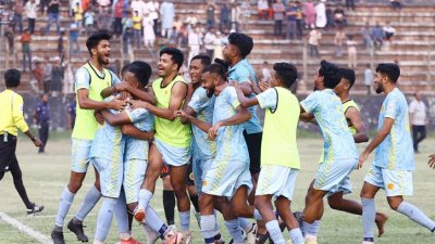 ফাইনালে ওঠার উচ্ছ্বাসে ভাসলো আবাহনী