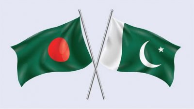 বাংলাদেশ ও পাকিস্তানের পতাকা