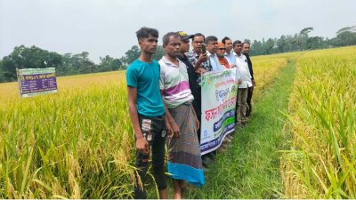 এ আয়োজনে শতাধিক কৃষাণ ও কৃষাণী অংশ নেন