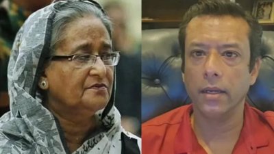 শেখ হাসিনা ও সজীব ওয়াজেদ জয় (ফাইল ফটো)