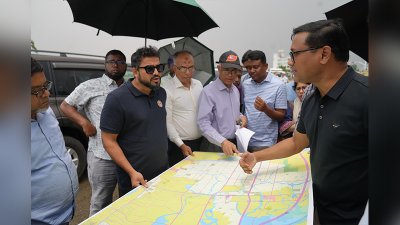 করিডোর খোলার সম্ভাব্যতা যাচাইয়ে সরেজমিন পরিদর্শন করেন ডিএনসিসি প্রশাসক