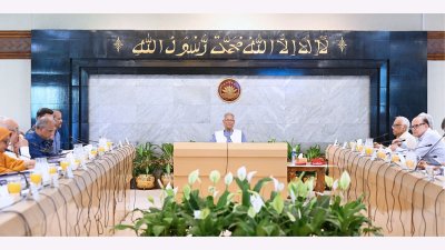 উপদেষ্টা পরিষদের বৈঠকে সভাপত্বি করেন প্রধান উপদেষ্টা মুহাম্মদ ইউনূস