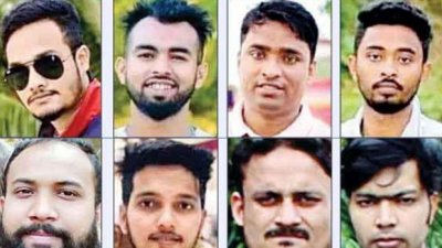 মামলার আট আসামি