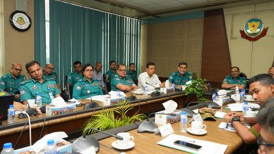 ডিএমপির সার্বিক নিরাপত্তা, আইনশৃঙ্খলা ও ট্রাফিক ব্যবস্থাপনা সংক্রান্ত সমন্বয় সভা