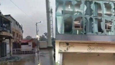 ভারতীয় ড্রোনের হামলায় স্টেডিয়াম ক্ষতিগ্রস্ত