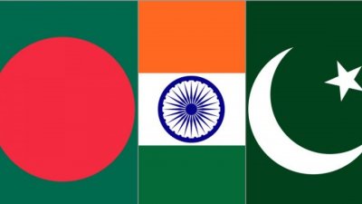 বাংলাদেশ, ভারত ও পাকিস্তানের পতাকা