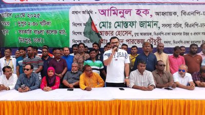 বক্তব্য রাখছেন আমিনুল হক