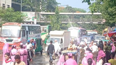 শাহবাগে তীব্র যানজট