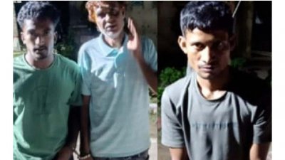 আটক ব্যক্তিদের মধ্যে তিন জন