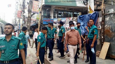 ডিএমপির উচ্ছেদ অভিযান