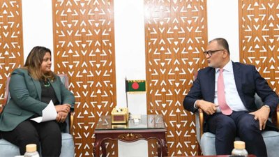 বাণিজ্য উপদেষ্টা শেখ বশিরউদ্দীনের সঙ্গে বাংলাদেশে নিযুক্ত মালদ্বীপের হাইকমিশনার শিউনিন রশিদ