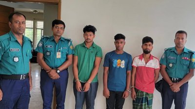 গ্রেফতার ব্যক্তিরা
