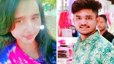 নিহত ববি আক্তার ও তার স্বামী রোহান ব্যাপারী