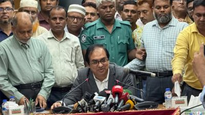 প্রেস ব্রিফিংয়ে আন্দোলন স্থগিতের কথা জানানো হয়