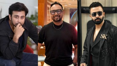 আফরান নিশো, রায়হান রাফী ও শাকিব খান