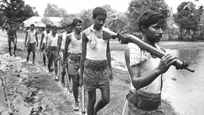 একাত্তরে মুক্তিবাহিনীর একটি দল (ছবি: সংগৃহীত)