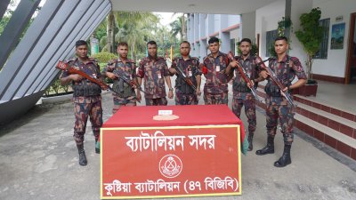 বিজিবির অভিযানে জব্দ