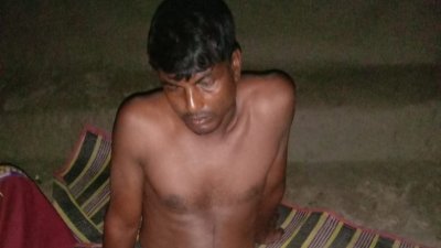 আহত যুবক