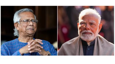 ড. মুহাম্মদ ইউনূস ও নরেন্দ্র মোদি (ছবি: সংগৃহীত)