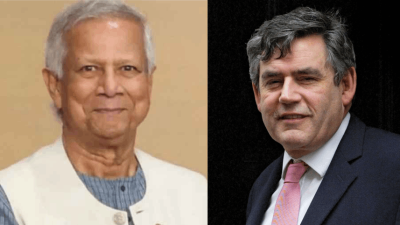 প্রধান উপদেষ্টা ও সাবেক ব্রিটিশ প্রধানমন্ত্রী গর্ডন ব্রাউন