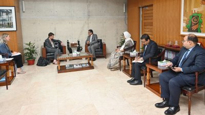 পররাষ্ট্র মন্ত্রণালয়ের ভারপ্রাপ্ত পররাষ্ট্র সচিবের সঙ্গে সাক্ষাৎ করেন  জাতিসংঘের আবাসিক সমন্বয়কারী গোয়েন লুইস