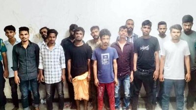 গ্রেফতার আসামিরা