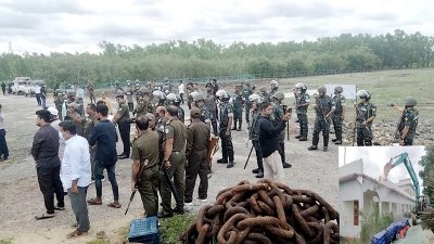 চট্টগ্রাম জেলা প্রশাসনের উচ্ছেদ অভিযান