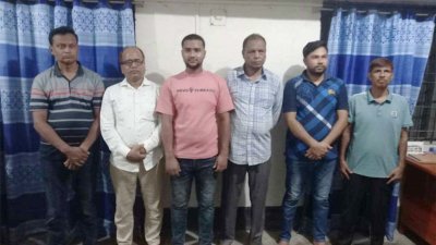 আটক বিএনপির ছয় নেতাকর্মী