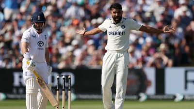 এজবাস্টন টেস্টে এগিয়ে ভারত