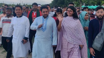 রংপুরে এনসিপির পদযাত্রা