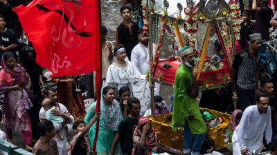 রাজধানীতে তাজিয়া মিছিল, ছবি: সাজ্জাদ হোসেন
