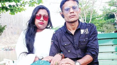 নিহত স্ত্রী ও ঘাতক স্বামী