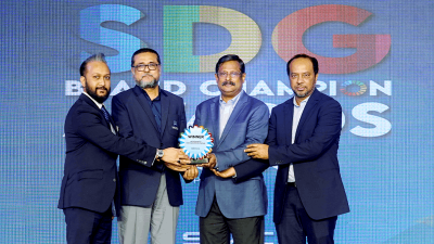 শেলটেক ‘সেরা টেকসই রিয়েল এস্টেট কোম্পানি’ শ্রেণিতে সম্মাননা পেয়েছে