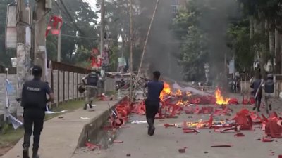 হামলায় রণক্ষেত্র সমাবেশস্থল