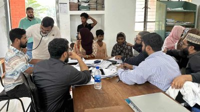 যুব উইং জাতীয় যুবশক্তির উদ্যোগে দিনব্যাপী ফ্রি মেডিক্যাল