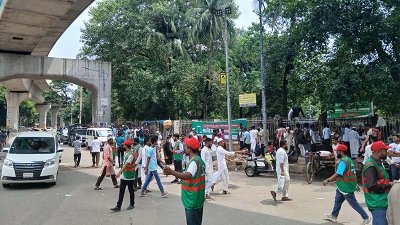 শৃঙ্খলা নিয়ন্ত্রণে জামায়াতের ৮ হাজার কর্মী কাজ করছেন