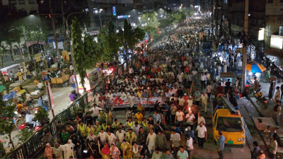 বিএনপির মশাল মিছিল