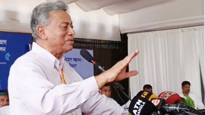 ময়মনসিংহ বিভাগীয় ব্যবসায়ী সম্মেলনে বক্তব্য দেন আমির খসরু মাহমুদ চৌধুরী