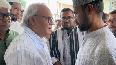 নাজিয়া-নাফির পরিবারের সঙ্গে সাক্ষাৎ করেন অ্যাডভোকেট রুহুল কবির রিজভী
