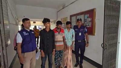ধর্ষণের অভিযোগে গ্রেফতার তিন ব্যক্তি