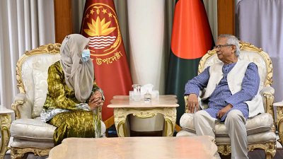 প্রফেসর মুহাম্মদ ইউনূসের সঙ্গে সাক্ষাৎ করেন মালয়েশিয়ার পিপলস জাস্টিস পার্টির ভাইস প্রেসিডেন্ট নুরুল ইজাহ আনোয়ার
