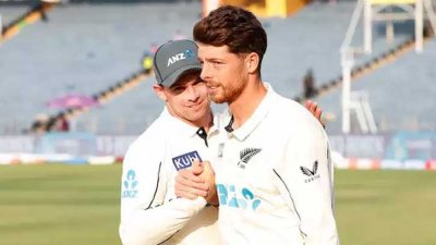 ল্যাথামের অনুপস্থিতিতে টেস্ট অধিনায়ক স্যান্টনার