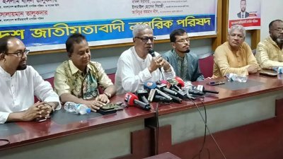 বক্তব্য দিচ্ছেন জয়নুল আবদিন ফারুক