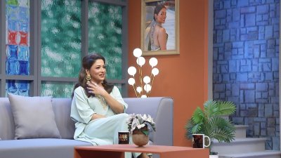 অনুষ্ঠানের সেটে বাঁধন