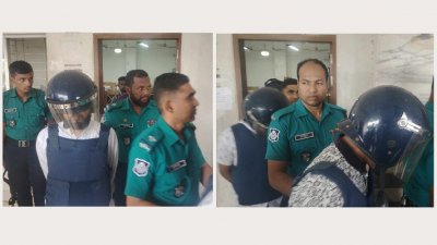 কারাগারে পাঠানো আসামিরা হলেন মহসীন রেজা, রিমন খান ও রায়হান খান