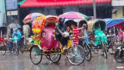 বৃষ্টি (ছবি: সাজ্জাদ হোসেন)