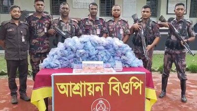 জব্দ করা ইয়াবা ও কারেন্ট জাল