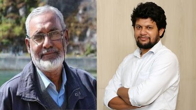 পরমাণু বিজ্ঞানী ড. এম শমশের আলী ও উপদেষ্টা মো. মাহফুজ আলম
